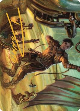 Mishra, Excavation Prodigy Art Card (Gold-Stamped Signature) [The Brothers' War Art Series]