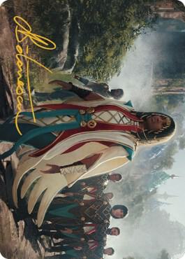 Queen Kayla bin-Kroog Art Card (Gold-Stamped Signature) [The Brothers' War Art Series]