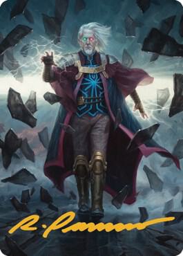 Urza, Planeswalker Art Card (Gold-Stamped Signature) [The Brothers' War Art Series]