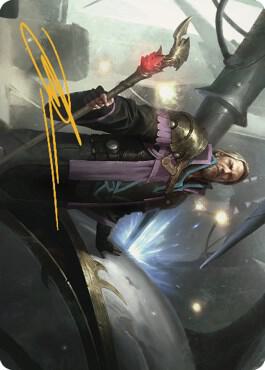 Urza, Prince of Kroog Art Card (Gold-Stamped Signature) [The Brothers' War Art Series]