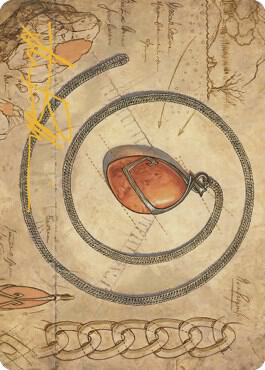 Mox Amber Art Card (Gold-Stamped Signature) [The Brothers' War Art Series]
