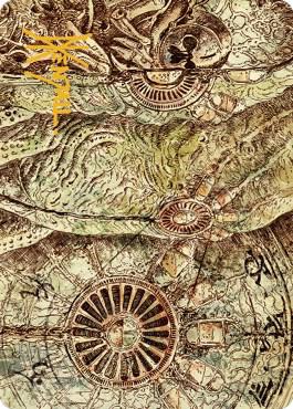 Phyrexian Processor Art Card (Gold-Stamped Signature) [The Brothers' War Art Series]