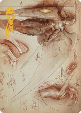 Platinum Angel Art Card (Gold-Stamped Signature) [The Brothers' War Art Series]