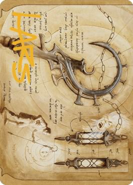 Soul-Guide Lantern Art Card (Gold-Stamped Signature) [The Brothers' War Art Series]