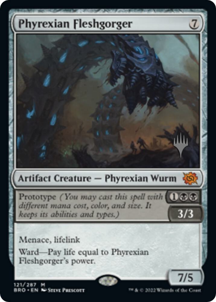 Phyrexian Fleshgorger (Promo Pack) [The Brothers' War Promos]