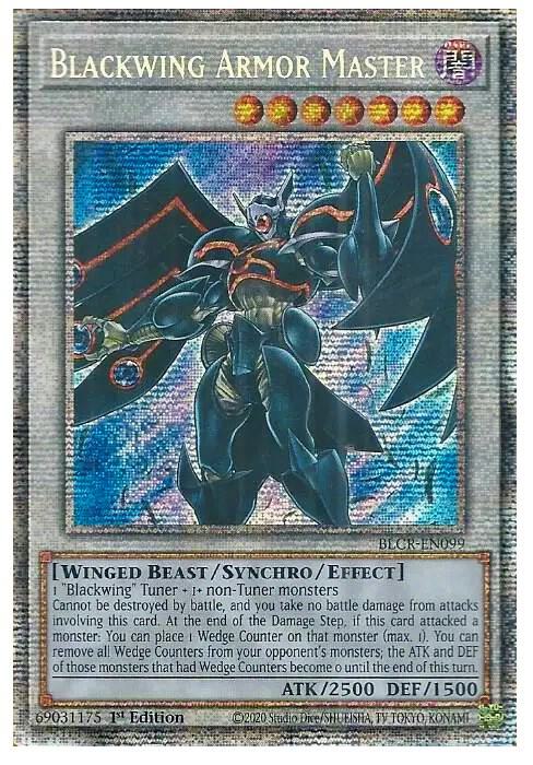 Blackwing Armor Master [BLCR-EN099] Starlight Rare