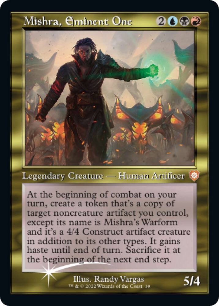 Mishra, Eminent One (039) (Retro) (Display Commander) [The Brothers' War Commander]