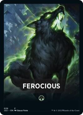 Ferocious Theme Card [Jumpstart 2022 Front Cards]