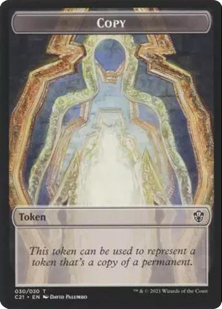 Copy // Land Mine Double-Sided Token [Secret Lair Drop Series]
