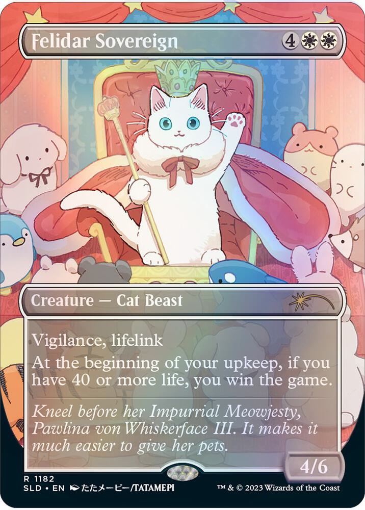 Felidar Sovereign (Borderless) [Secret Lair Drop Series]