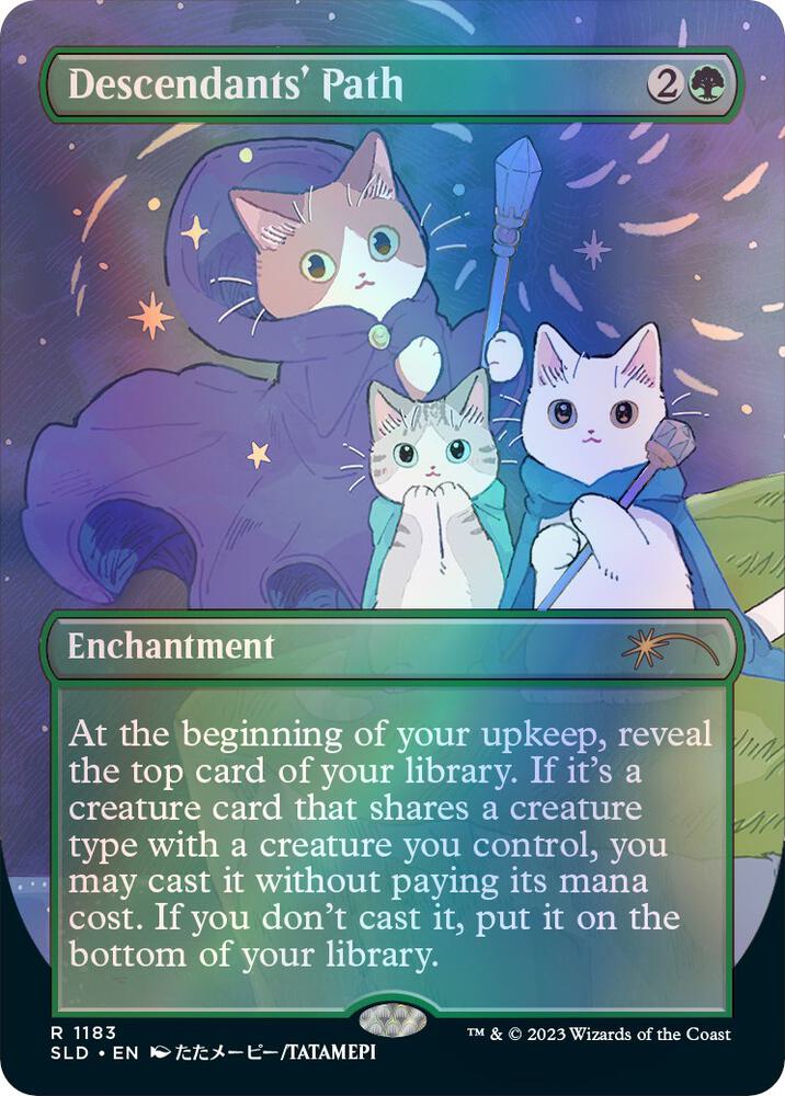 Descendants' Path (Borderless) [Secret Lair Drop Series]