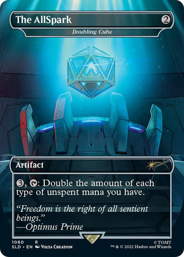Doubling Cube - The AllSpark (Borderless Megatron) [Secret Lair Drop Series]