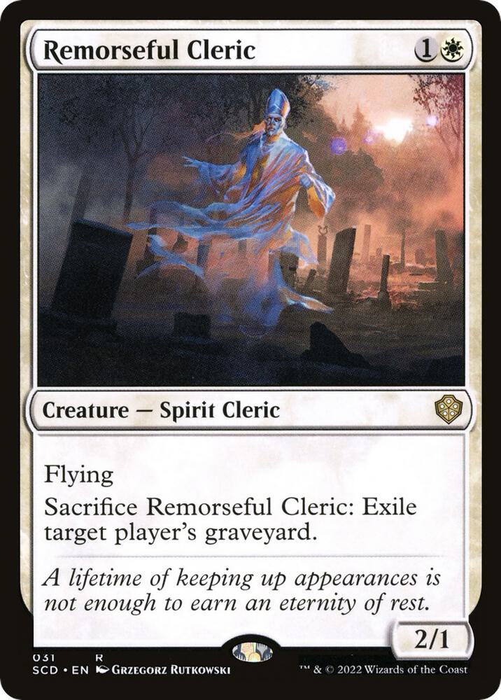 Remorseful Cleric [Starter Commander Decks]