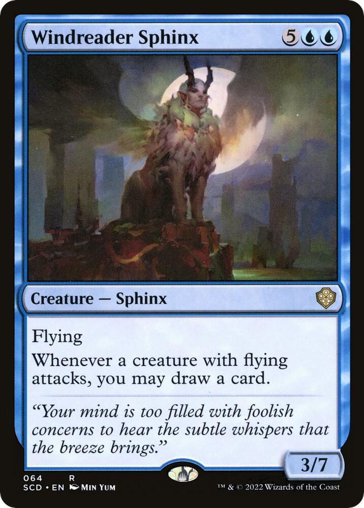 Windreader Sphinx [Starter Commander Decks]