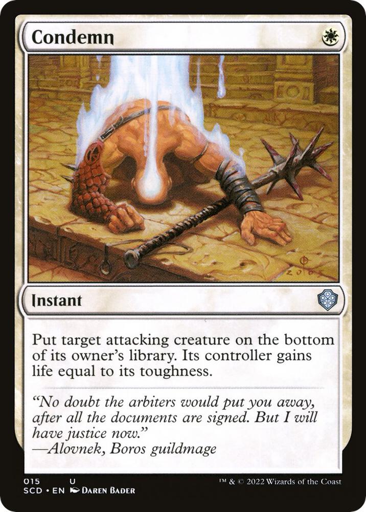 Condemn [Starter Commander Decks]
