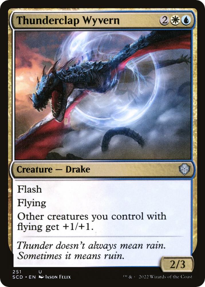 Thunderclap Wyvern [Starter Commander Decks]