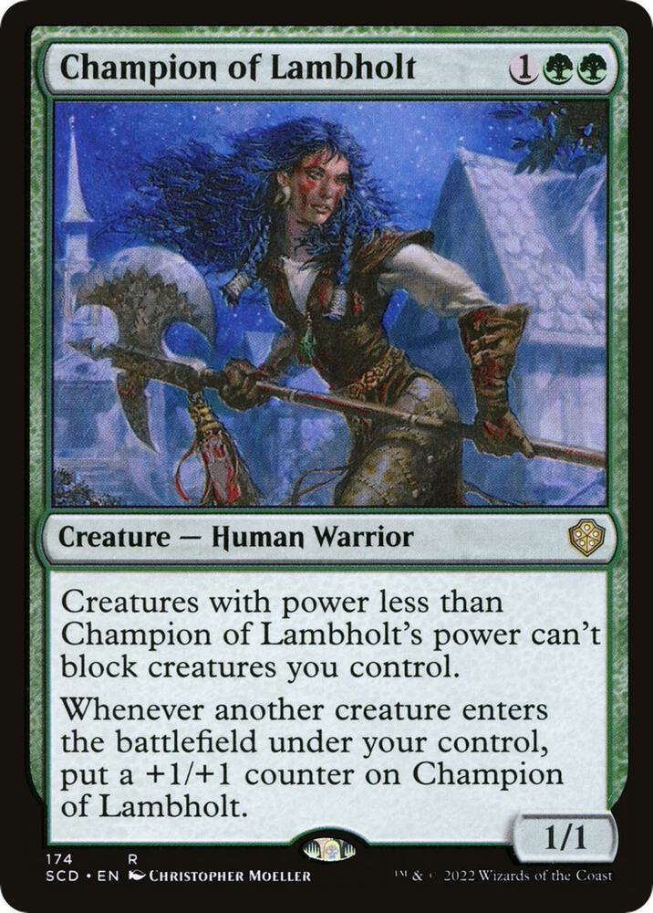 Champion of Lambholt [Starter Commander Decks]