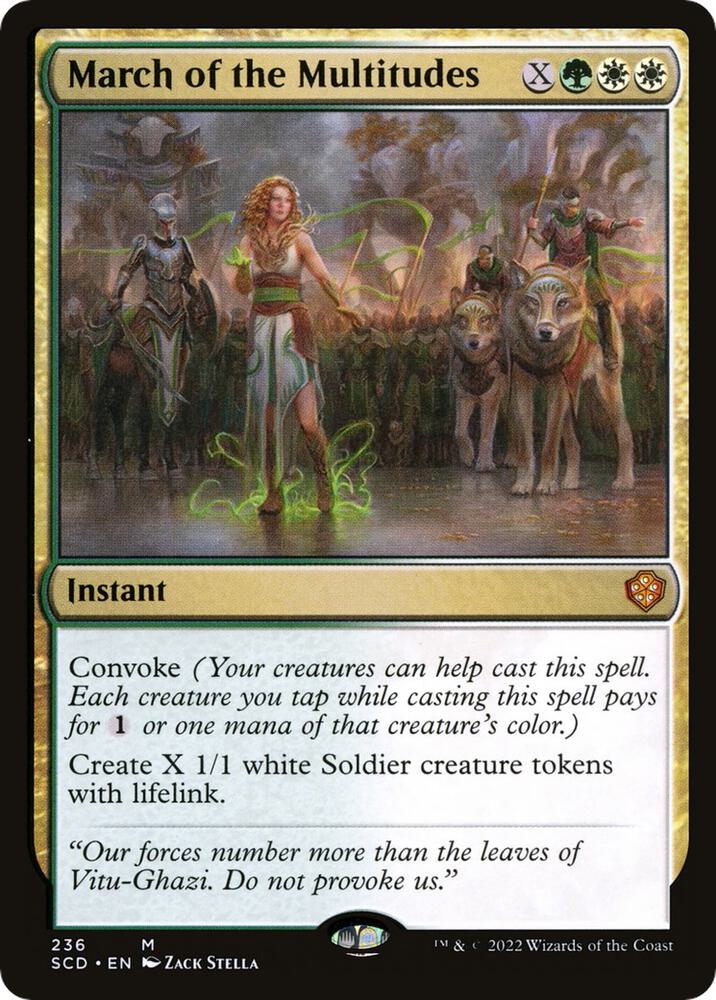March of the Multitudes [Starter Commander Decks]