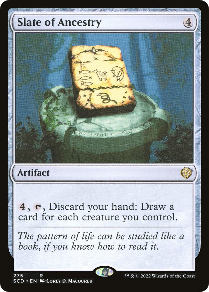 Slate of Ancestry [Starter Commander Decks]