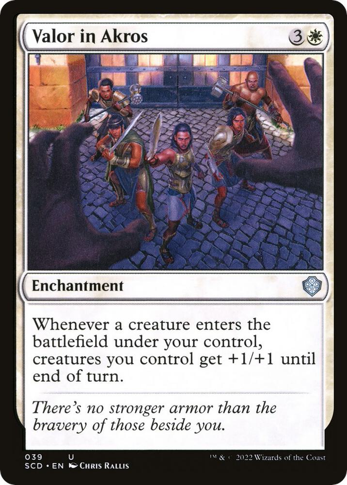 Valor in Akros [Starter Commander Decks]