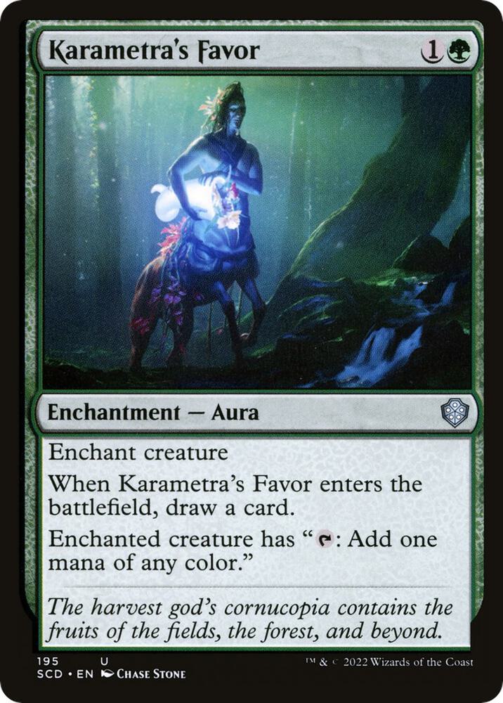 Karametra's Favor [Starter Commander Decks]