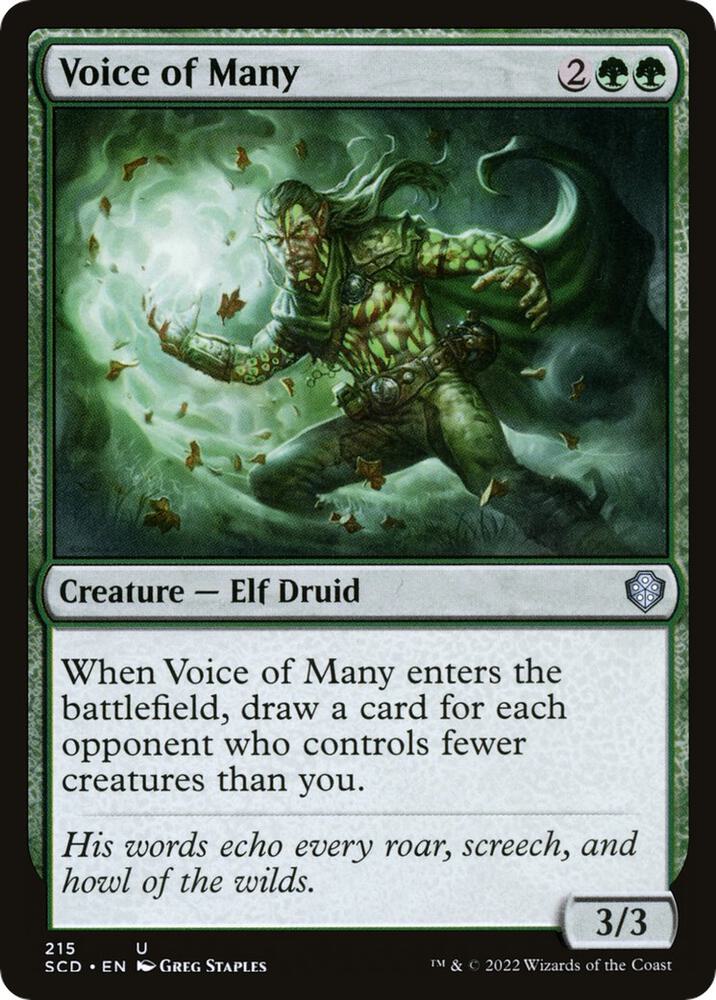 Voice of Many [Starter Commander Decks]