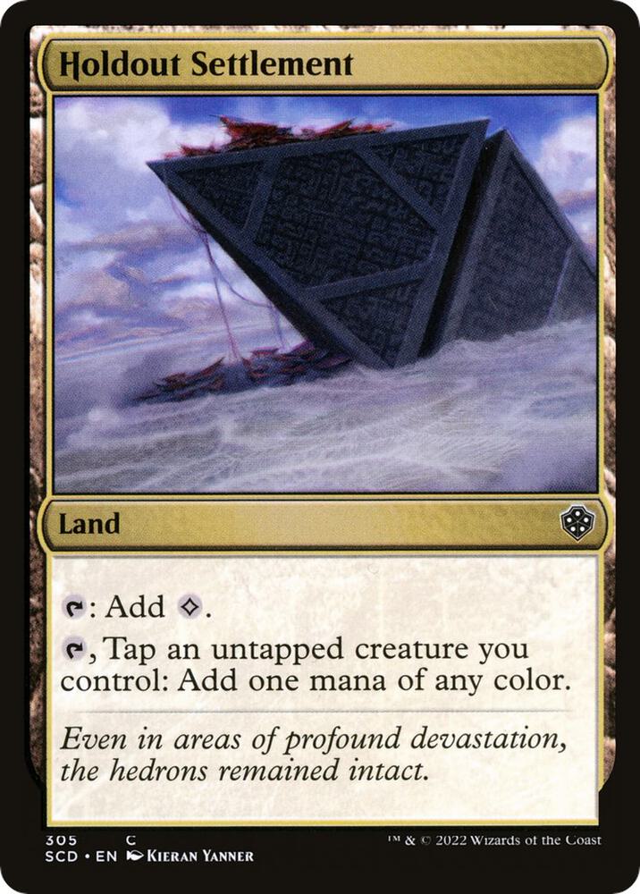 Holdout Settlement [Starter Commander Decks]