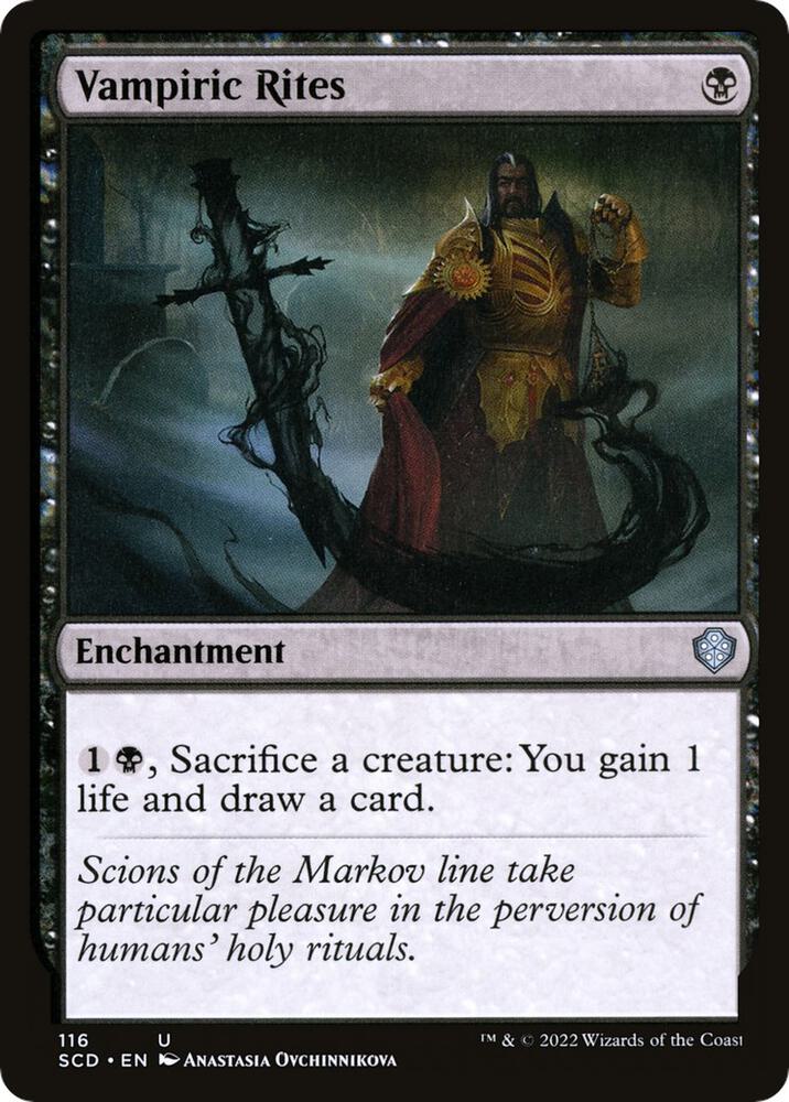 Vampiric Rites [Starter Commander Decks]