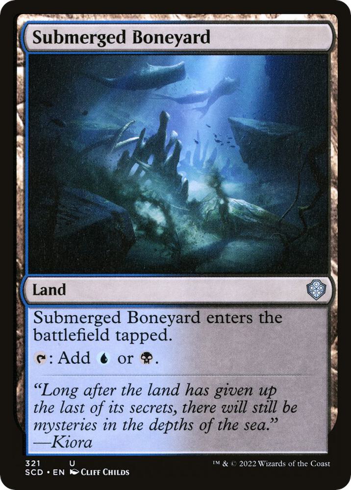 Submerged Boneyard [Starter Commander Decks]