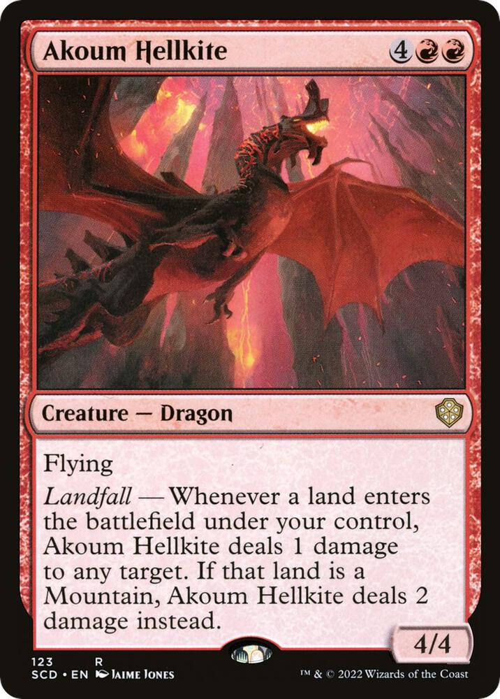 Akoum Hellkite [Starter Commander Decks]