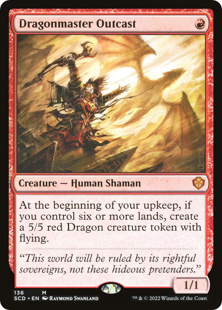 Dragonmaster Outcast [Starter Commander Decks]
