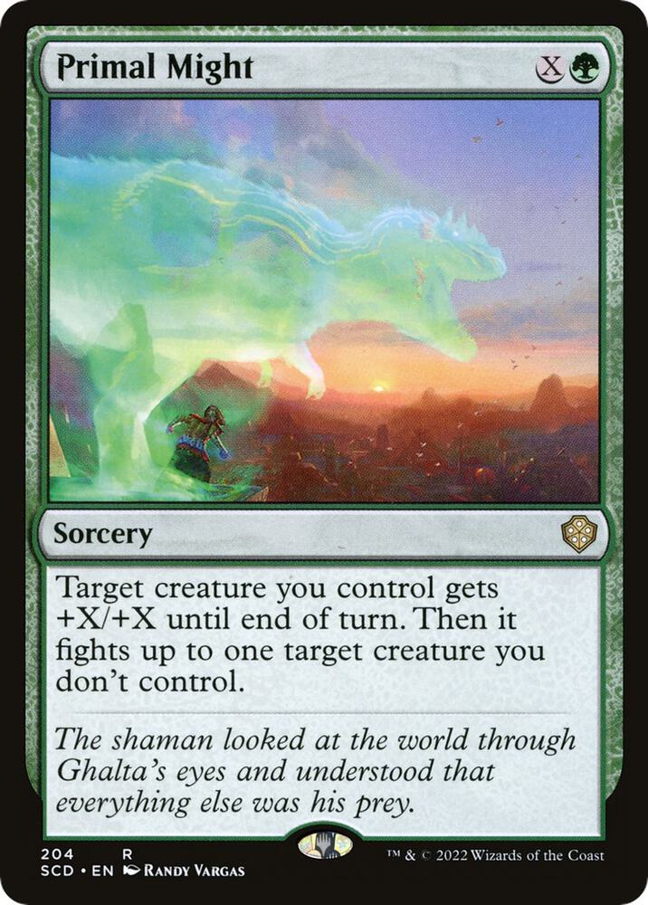 Primal Might [Starter Commander Decks]