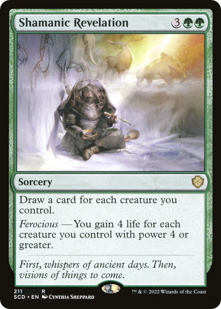 Shamanic Revelation [Starter Commander Decks]