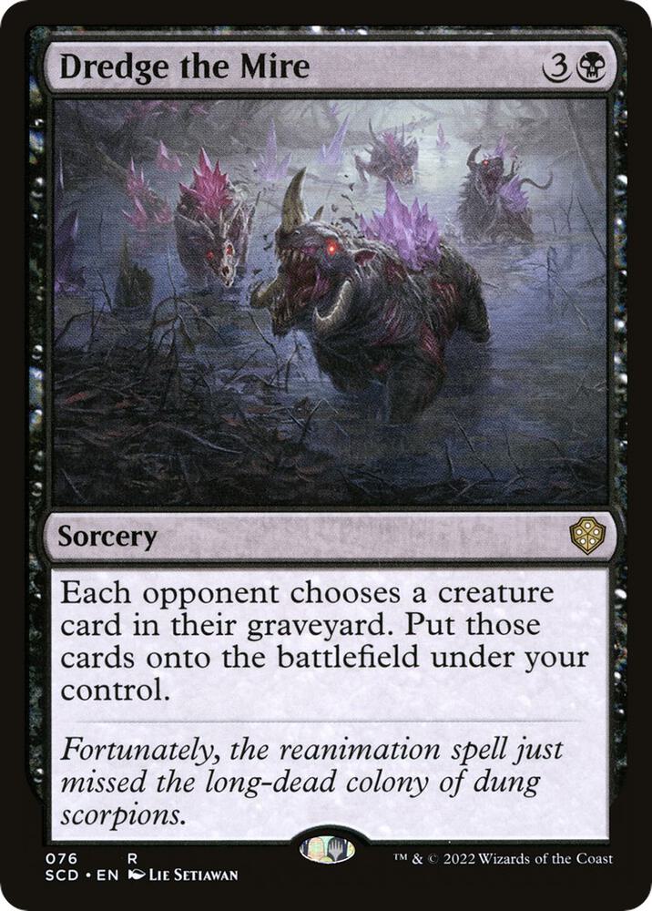 Dredge the Mire [Starter Commander Decks]