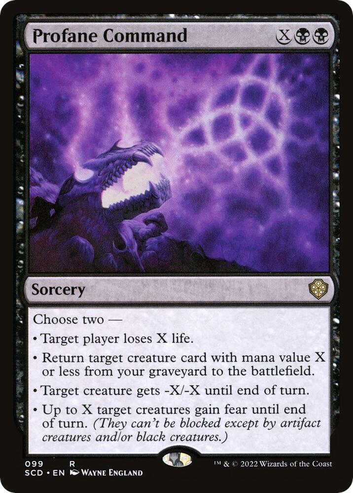Profane Command [Starter Commander Decks]