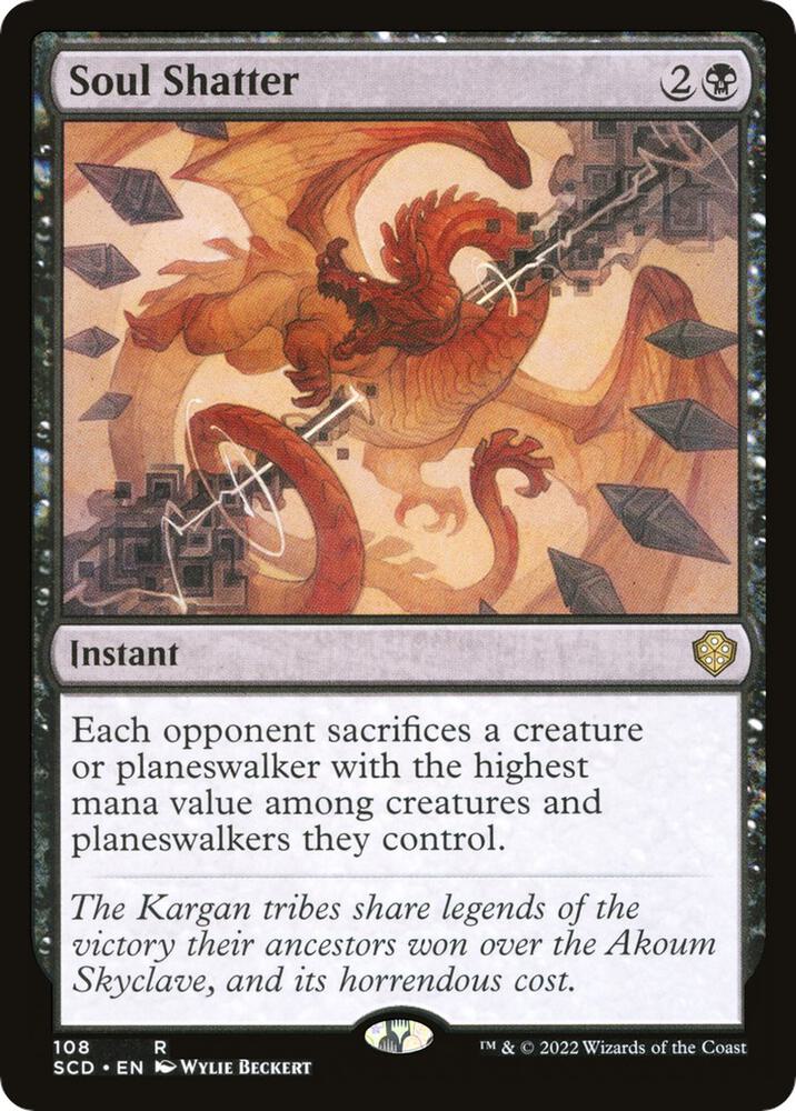 Soul Shatter [Starter Commander Decks]