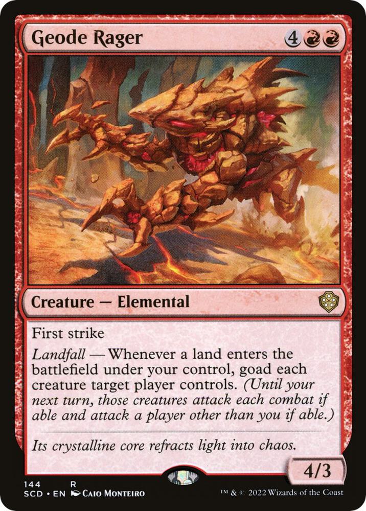 Geode Rager [Starter Commander Decks]