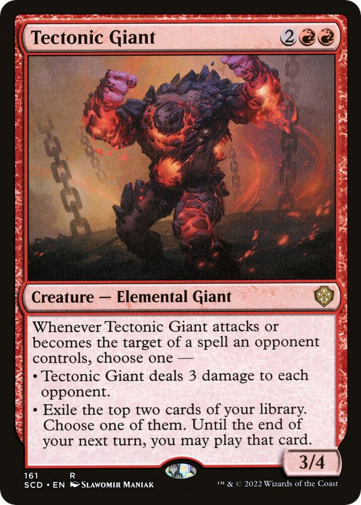 Tectonic Giant [Starter Commander Decks]