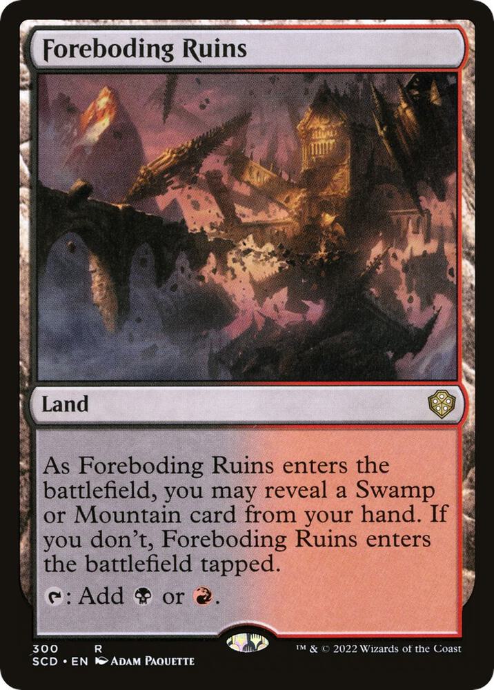 Foreboding Ruins [Starter Commander Decks]