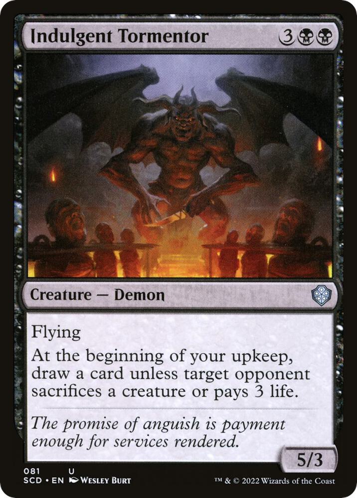 Indulgent Tormentor [Starter Commander Decks]