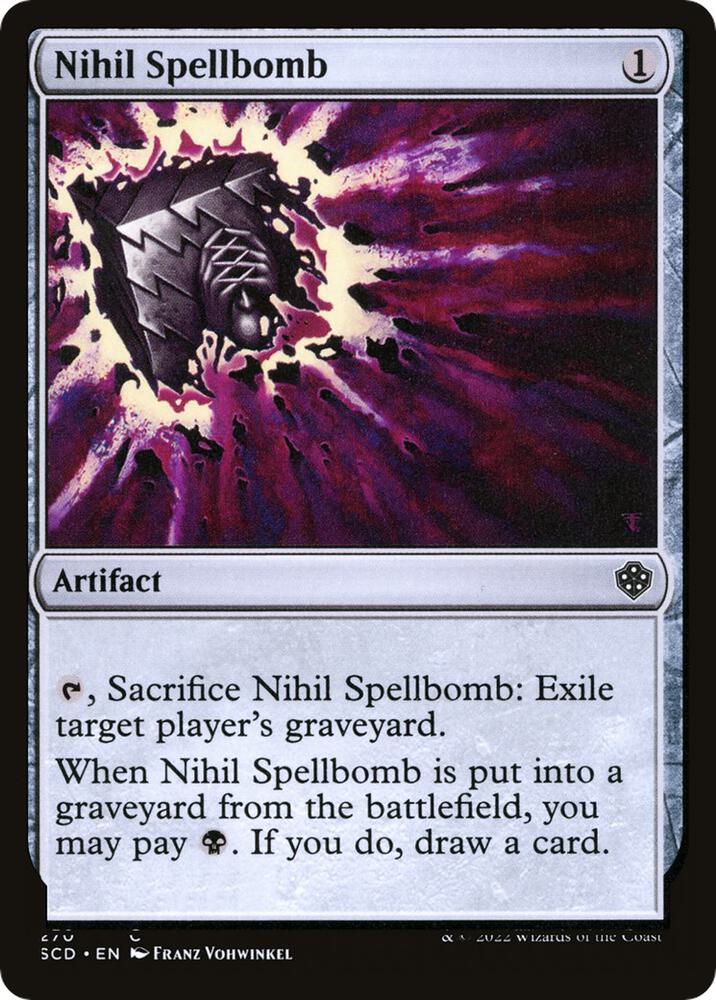 Nihil Spellbomb [Starter Commander Decks]