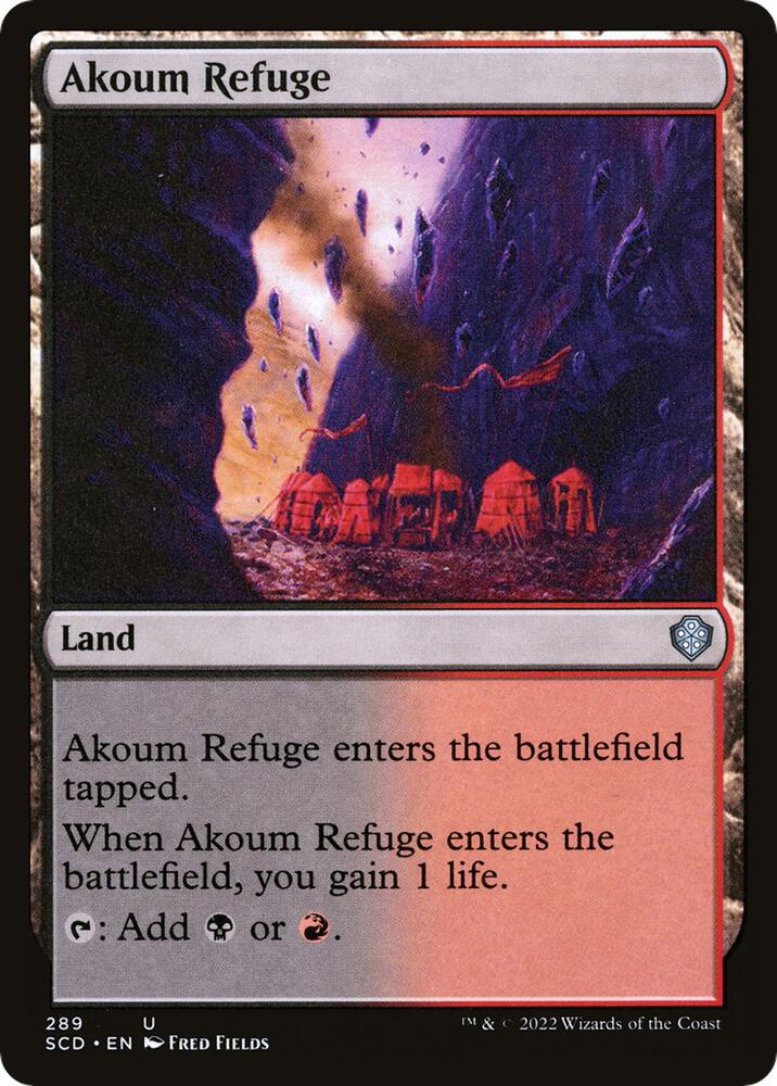 Akoum Refuge [Starter Commander Decks]