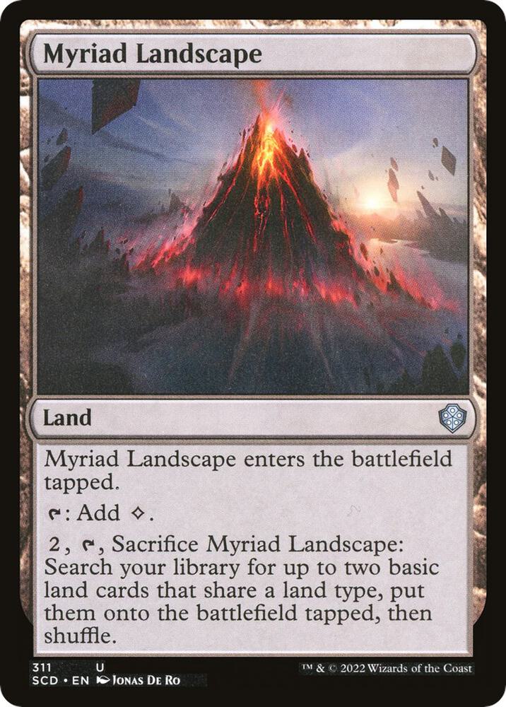 Myriad Landscape [Starter Commander Decks]