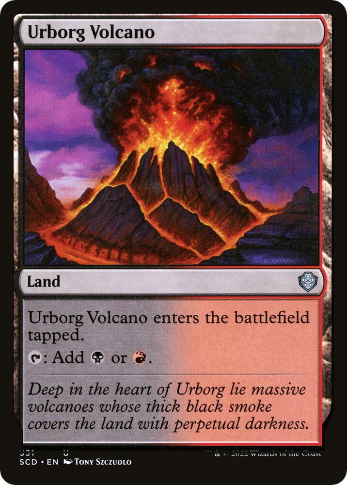 Urborg Volcano [Starter Commander Decks]
