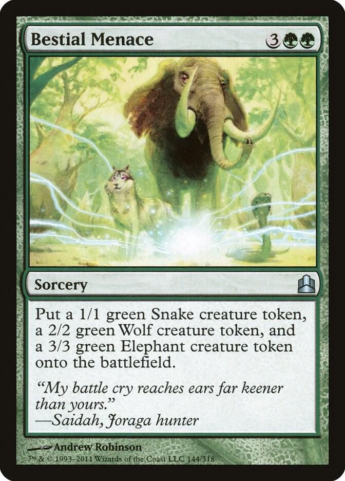 Bestial Menace [Commander 2011]