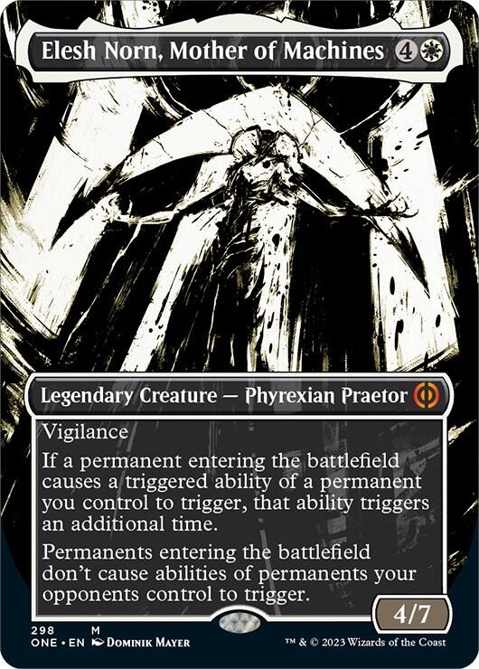 Elesh Norn, Mother of Machines (Borderless Ichor) [Phyrexia: All Will Be One]