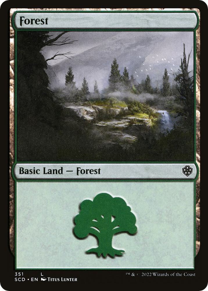 Forest (351) [Starter Commander Decks]