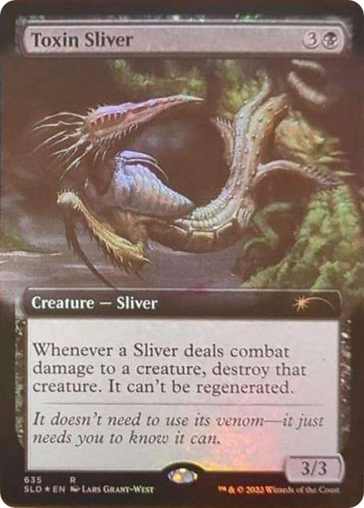 Toxin Sliver (Extended Art) [Secret Lair Drop Promos]