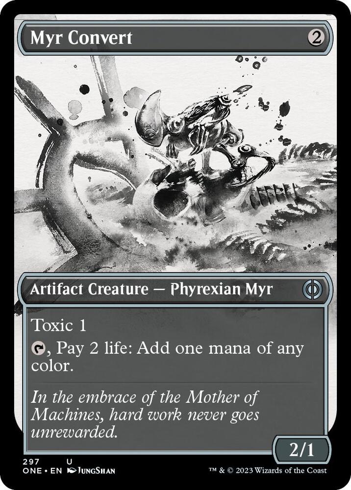 Myr Convert (Showcase Ichor) [Phyrexia: All Will Be One]