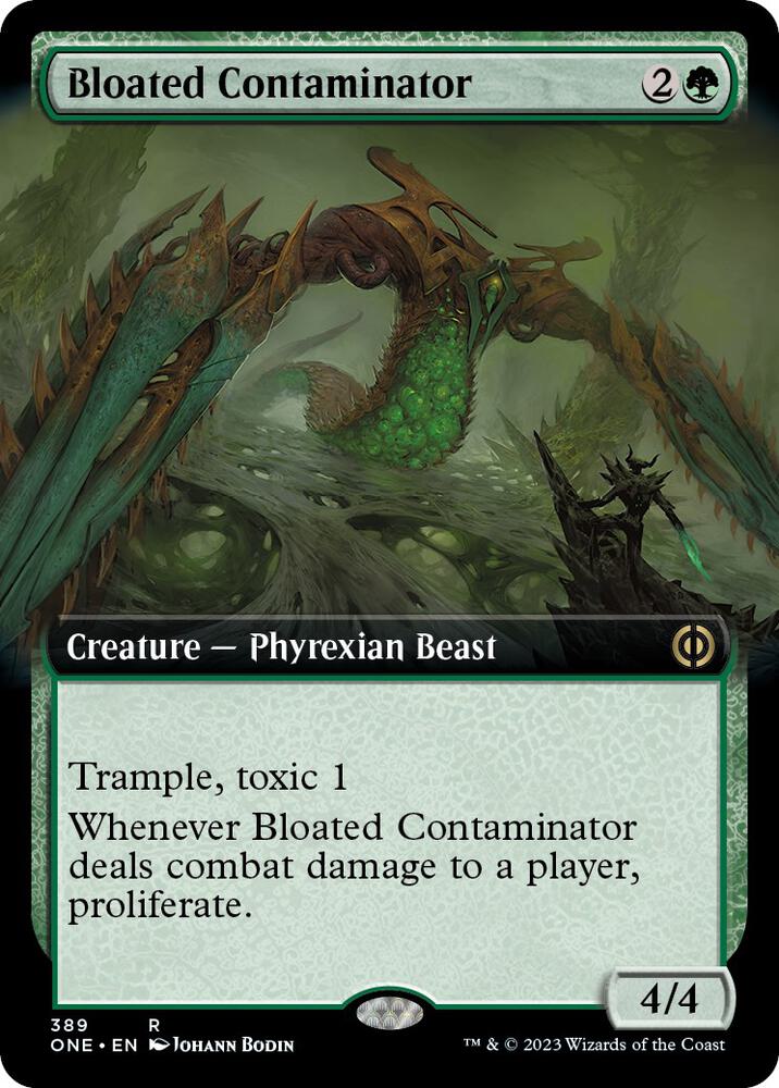 Bloated Contaminator (Extended Art) [Phyrexia: All Will Be One]